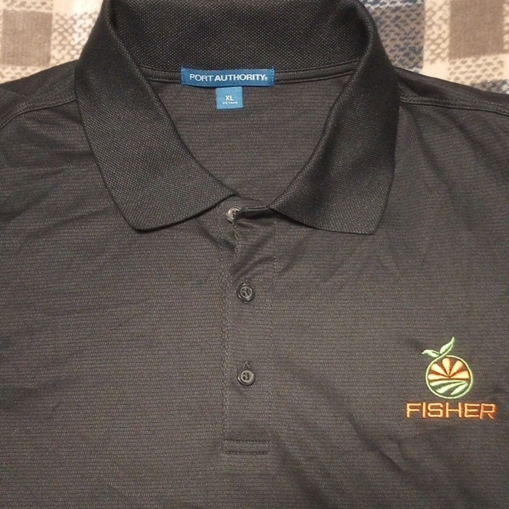 Port Authority Charcoal Polo with Embroidered Logo